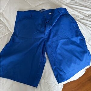 Blue Nike golf shorts
